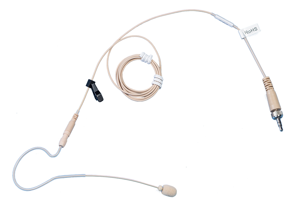 Trantec S4 Series Beige Color Ear-Hook Microphone